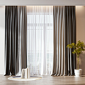 Modern Curtains 3d model