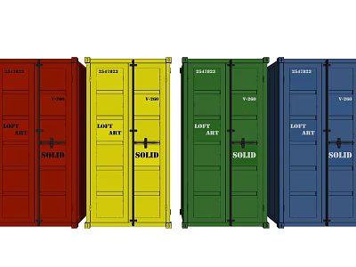 Industrial LOFT Decorative Cabinet 3d model Industrial LOFT Decorative Cabinet 3d model