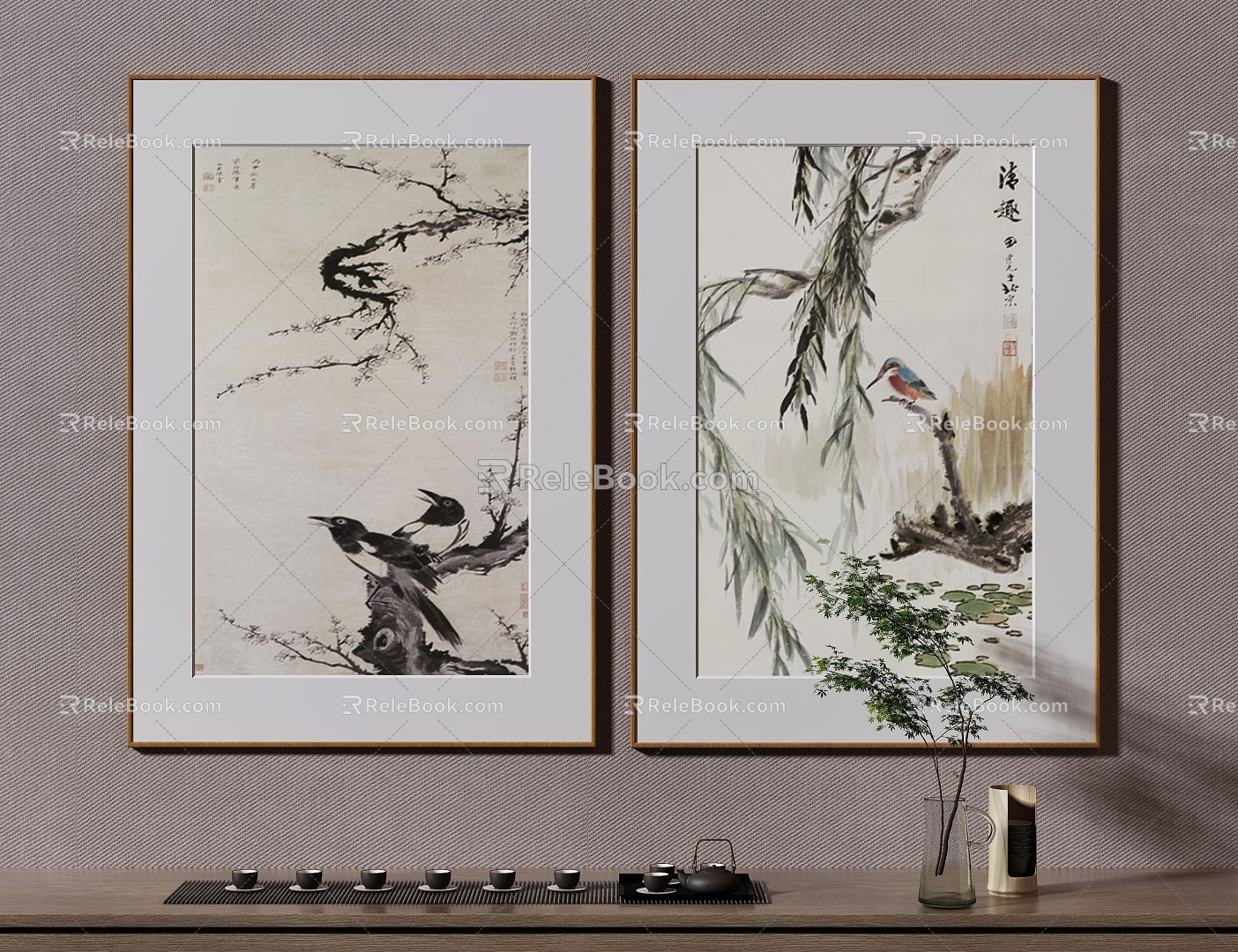 New Chinese Decorative Painting model