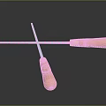 modern file stick round file 3d model