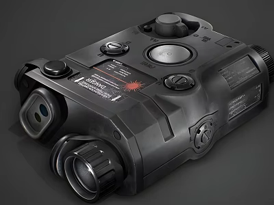 Weapon Thermal Scope with Tactical Design Multiple Knobs and Thermal Imaging Lens 3d model