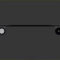 Black Skateboard with Yellow KOOWHEEL Lettering and Four Rubber Wheels