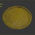 Round Woven Bamboo Sieve Traditional Handmade Household Tool For Food Drying And Sifting