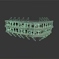 Industrial Building Frame Structure With Multi Floor Open Design And Steel Beams