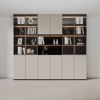 Bookcase Sideboard 3d model