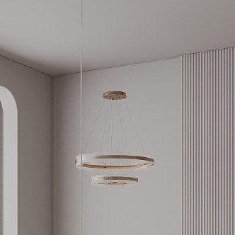 Modern chandelier 3d model