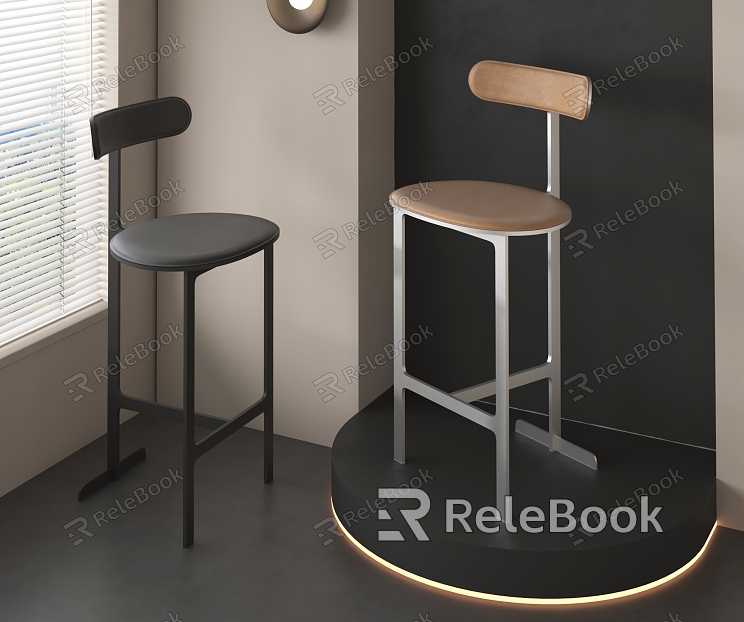 Modern Bar Chair Bar Chair Bar Stool model