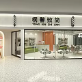 Modern Hair And Beauty Salon Interior With Styling Chairs Reception Desk And Decor