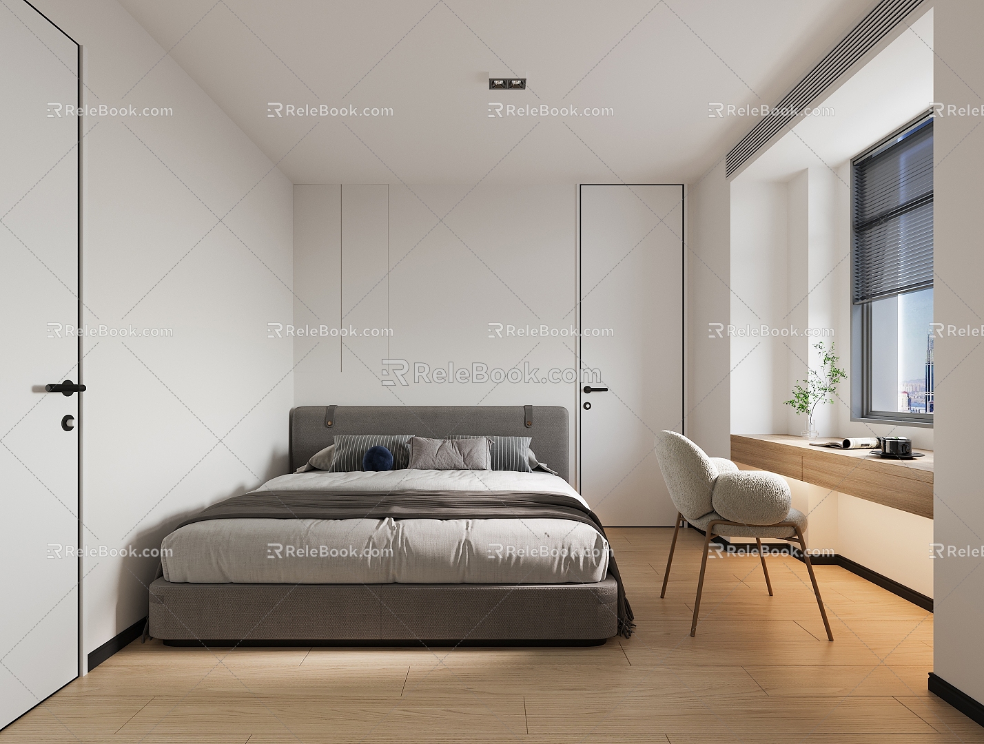 Modern Bedroom 3d model