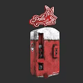 Red Pole Cat Electric Toys Vending Machine With Retro Design And Playful Logo