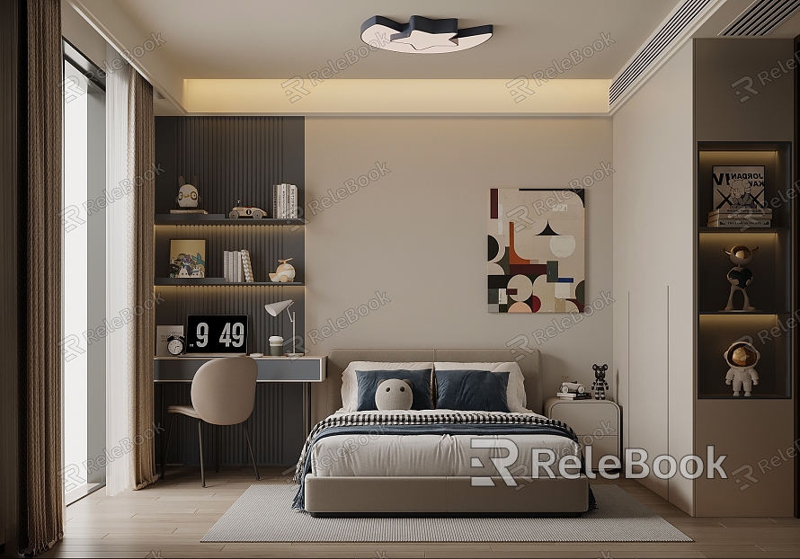 Modern Boys' Room model