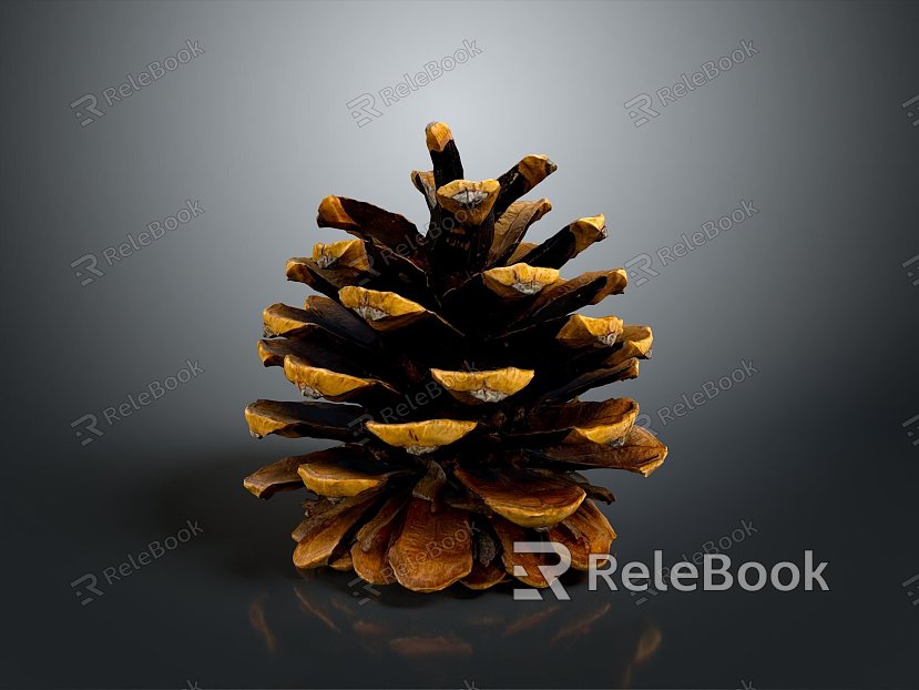 Pine cone plant game item model