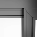 Modern Sliding Doors With Glass Panels And Metal Frames For Interior Design