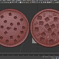 Two Round Pizzas With Red And Yellow Toppings On Wooden Plates