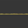 Detailed Golden Carved Strip With Intricate Leaf And Floral Patterns