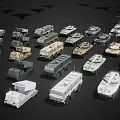 Military Weapons Collection Featuring Tanks Helicopters Fighter Jets And Armored Vehicles