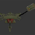 Tripod Mounted Military Radar System With Antenna Array And Power Supply Unit