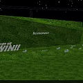 Lenovo Event Scene With Stage Lighting Lawn Tables And Forging The Win Banner