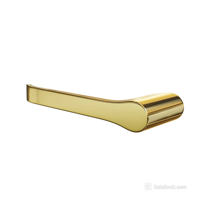 Gold Metal Soap Holder For Daily Washing Supplies In Bathroom 3d model 