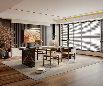 Modern Manager's Office 3d model