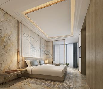 Hotel Rooms Modern Rooms 3d model