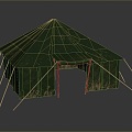 Emergency Camp Tent Field Hospital Field Tent Field Tent Medical Tent Tent Herringman Tent 3d model