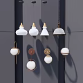 Nordic Lamps Combination Chandelier 3d model