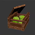 Modern Cartoon Box Cabbage Box 3d model