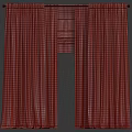 Beige Linen Curtains With Sheer Insert For Modern Home Interior Design