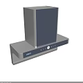 Modern Stainless Steel Refrigerator Freezer With Large Capacity For Home Kitchen Use