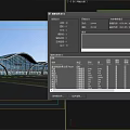 Modern Architectural Transportation Hub Featuring Wavy Roof Glass Facade Plaza And Green Areas
