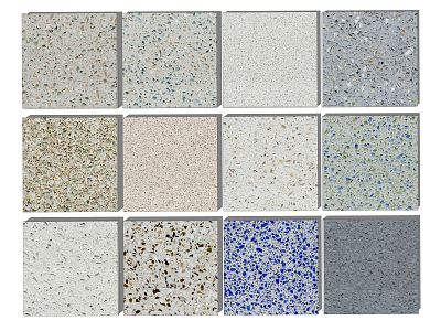 Modern floor tile quartz sand model