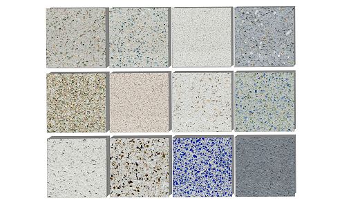 Modern floor tile quartz sand 3d model