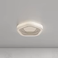 Modern Minimalist Ceiling Light With Geometric Design And Soft White Glow