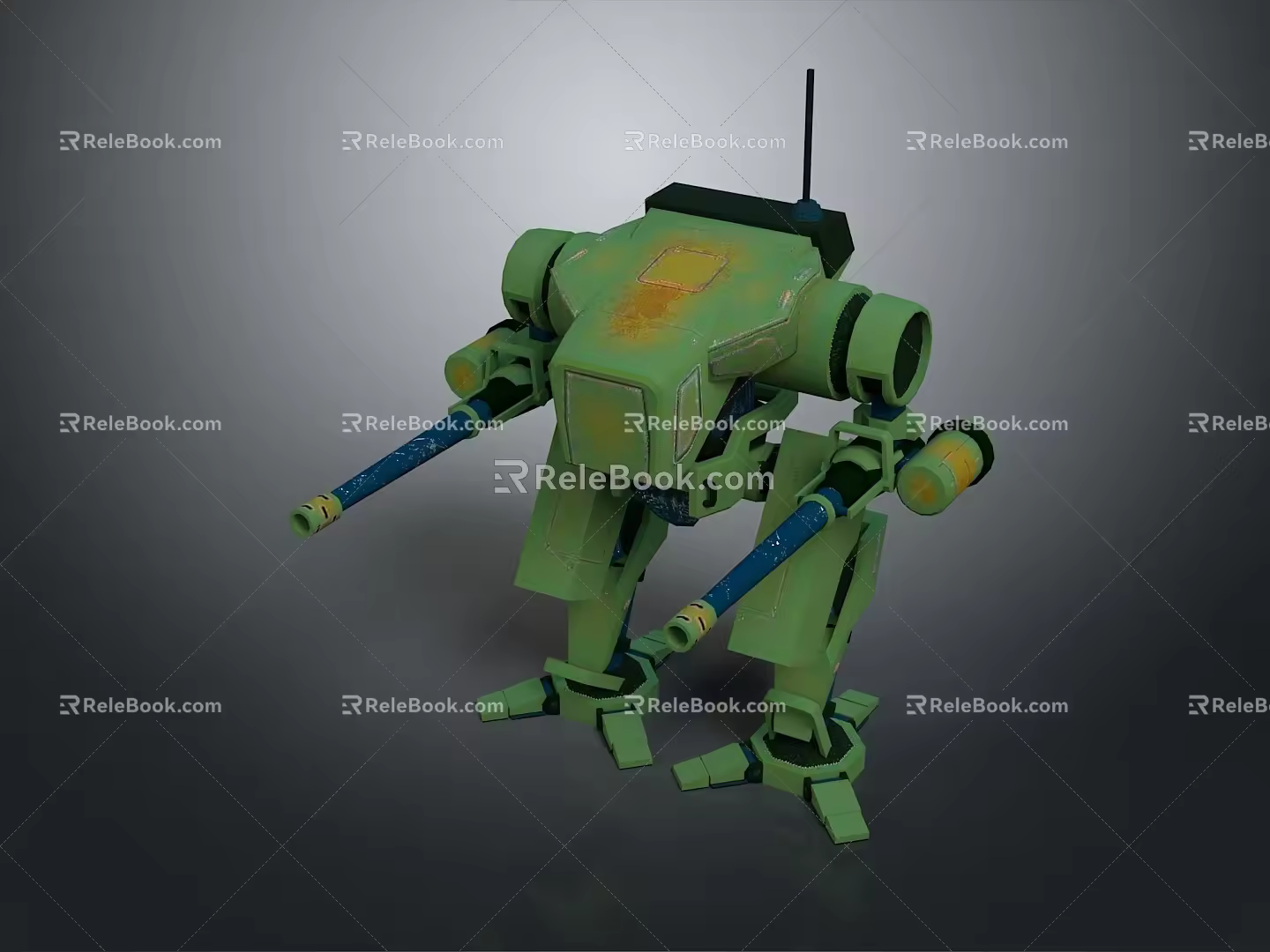 Mech Warrior Mech Soldier Machine Battlearm Mechanical Battlearm Machine Fighter Robot 3d model