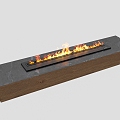 Modern Fireplace 3d model