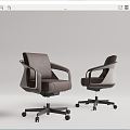 Modern office chair 3d model