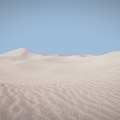 Realistic Dune Scene Desert Hills 3d model