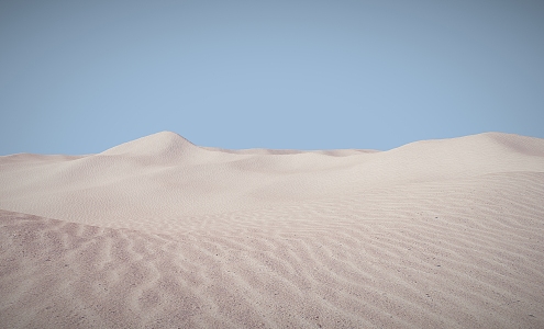 Realistic Dune Scene Desert Hills 3d model