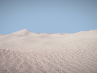 Realistic Dune Scene Desert Hills 3d model