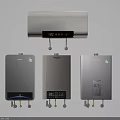 Modern Electric Water Heaters With Digital Temperature Display And Sleek Design Models
