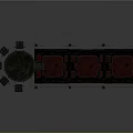 Professional Wrestling Ring Setup With Red Entrance Ramp Ropes And Screens