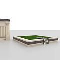 Modern Building Exterior Wall Design With Clean Lines And Horizontal Stripes
