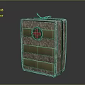 Camouflage Medical Kit With Red Cross And Straps For Daily Use