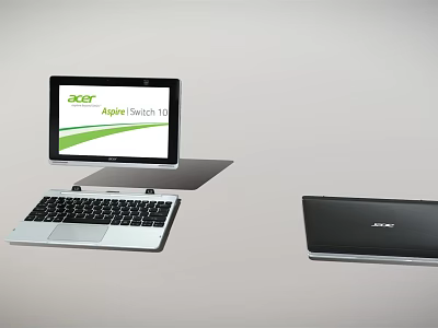 Acer Aspire Switch 10 2 in 1 Laptop With Detachable Keyboard And Multiple Modes 3d model