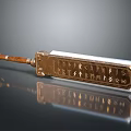 Mythic Ancient Hammer With Wooden Handle Metal Head Intricate Inscriptions And Reflective Surface Design