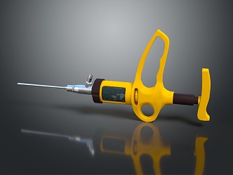 Modern anesthetic gun infusion gun 3d model