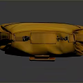 Stylish Yellow Handbag With Square Buckle And Leather Material For Daily Use