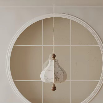 Modern chandelier 3d model