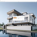 Modern Single-Family Villa Country House Homestay Villa Country Villa 3d model